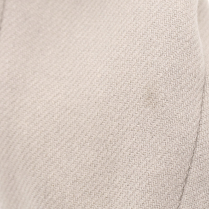 Blumarine Virgin Wool & Alpaca Blend Coat With A Tweed Trim. Size 44IT