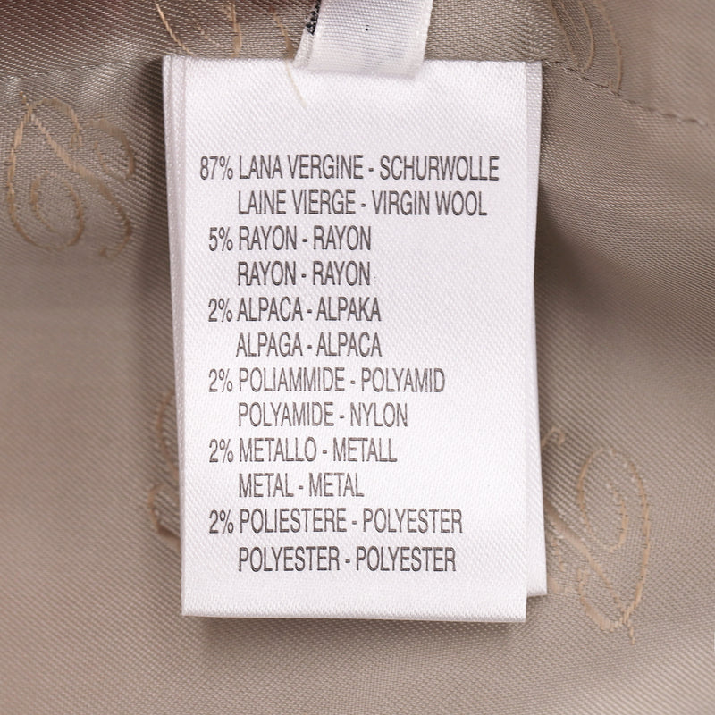 Burberrys Vintage Virgin Wool & Alpaca Blend Coat. Size L