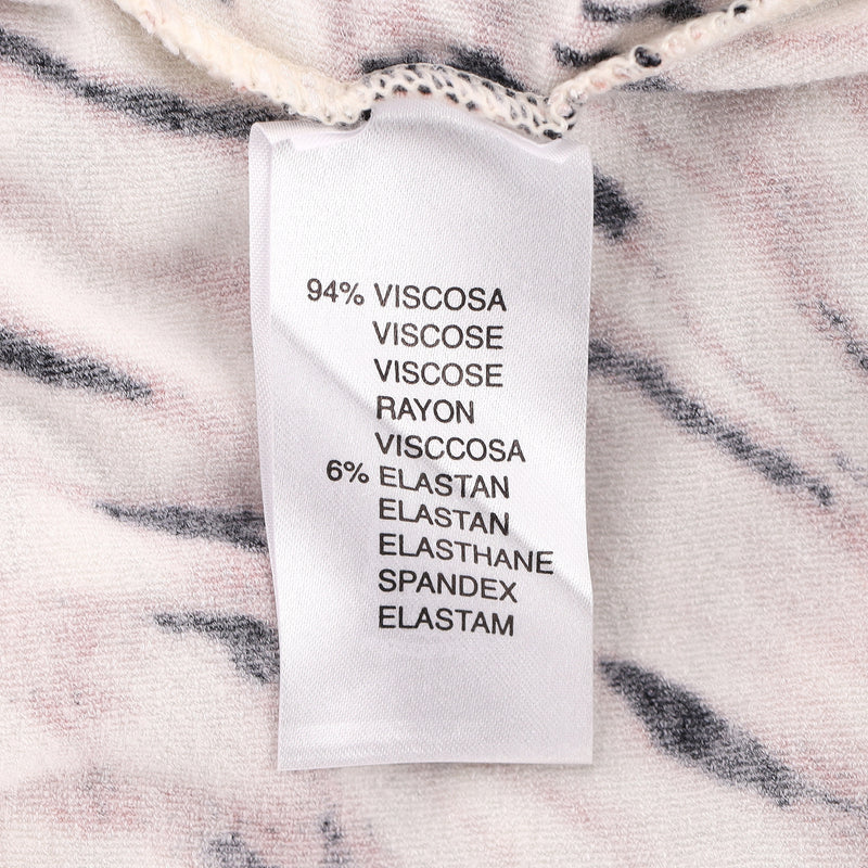 Blumarine Sequin Embellished Printed Dress. Size 44IT