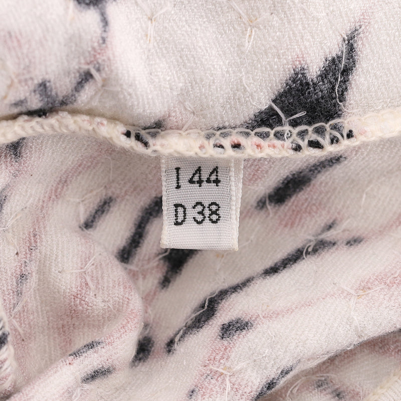 Blumarine Sequin Embellished Printed Dress. Size 44IT