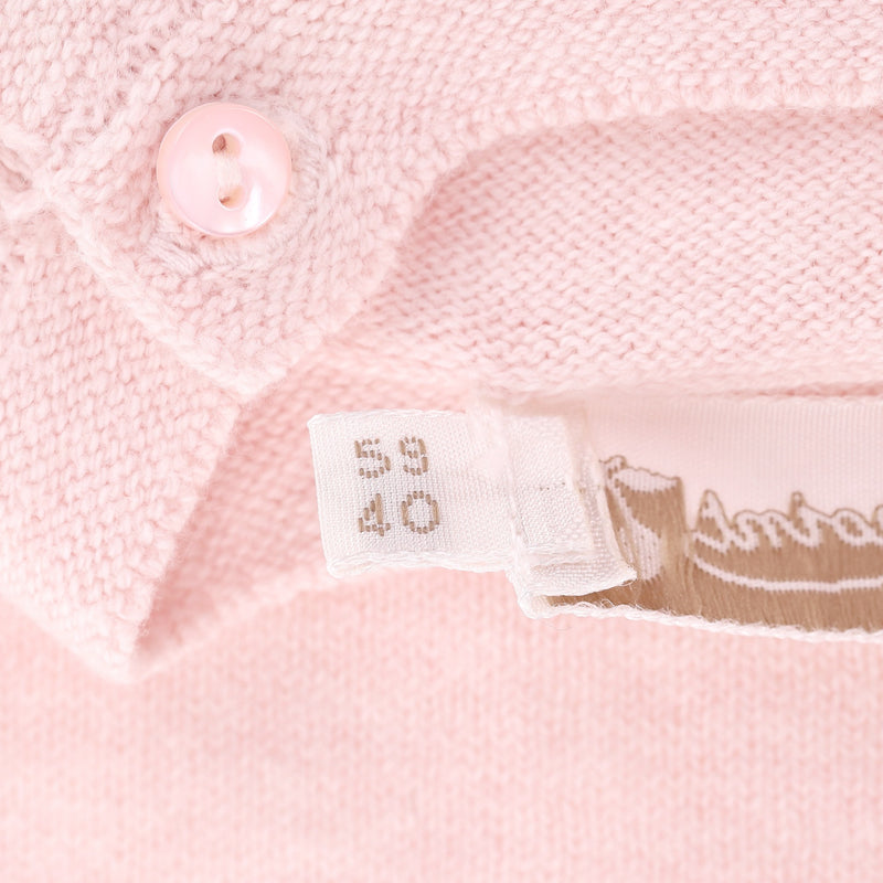 Bonpoint Baby Girl Cashmere & Cotton Knitted Top & Trousers Set. Size 3M