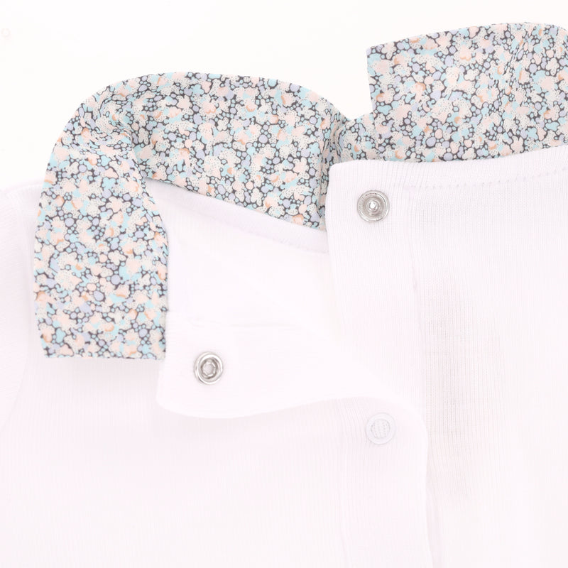 Bonpoint Baby Girl Cotton Top & Bloomer Set. Size 6M