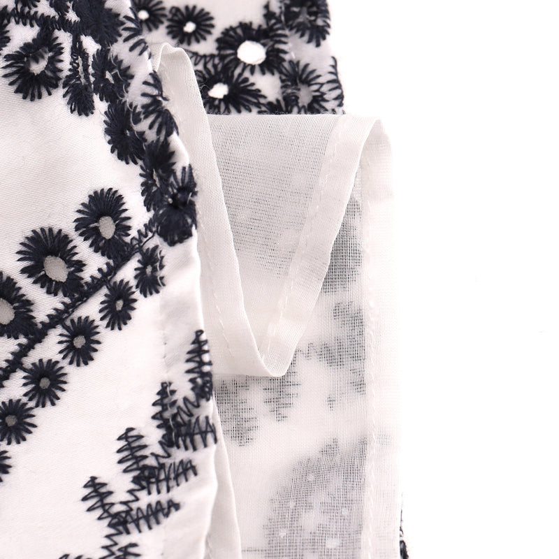 Borgo De Nor Broderie Anglaise Printed Cotton Belted Dress. Size 18UK
