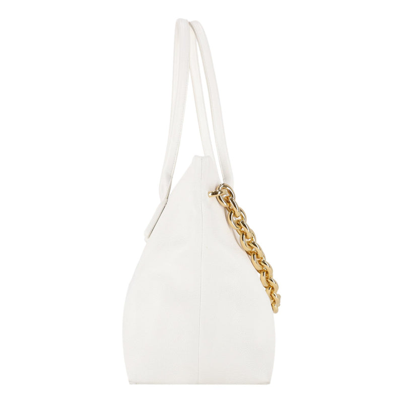 Bottega Veneta Chain Detail Leather Tote Bag
