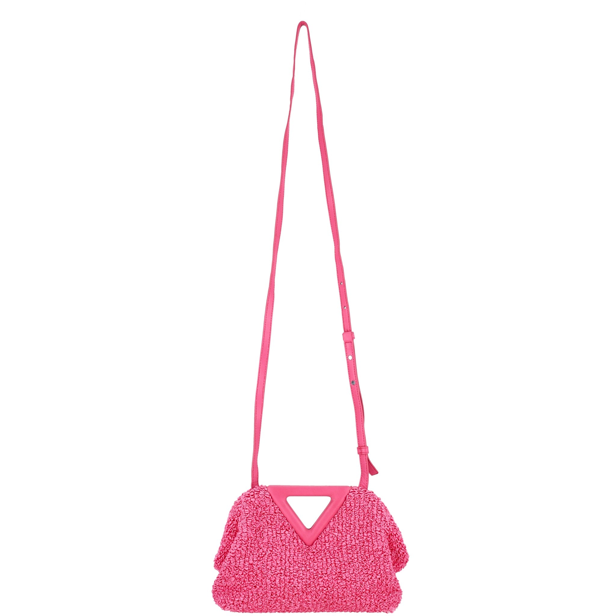 Bottega Veneta Curly Raffia Point Crossbody or Top Handle Carry