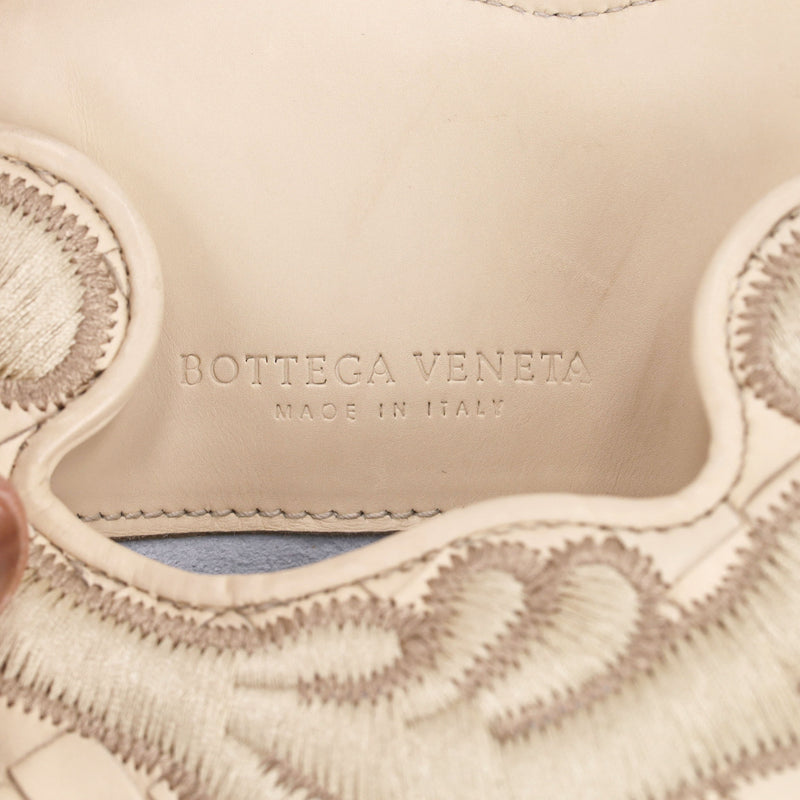 Bottega Veneta Intrecciato Leather Embroidered Trim Tote Bag