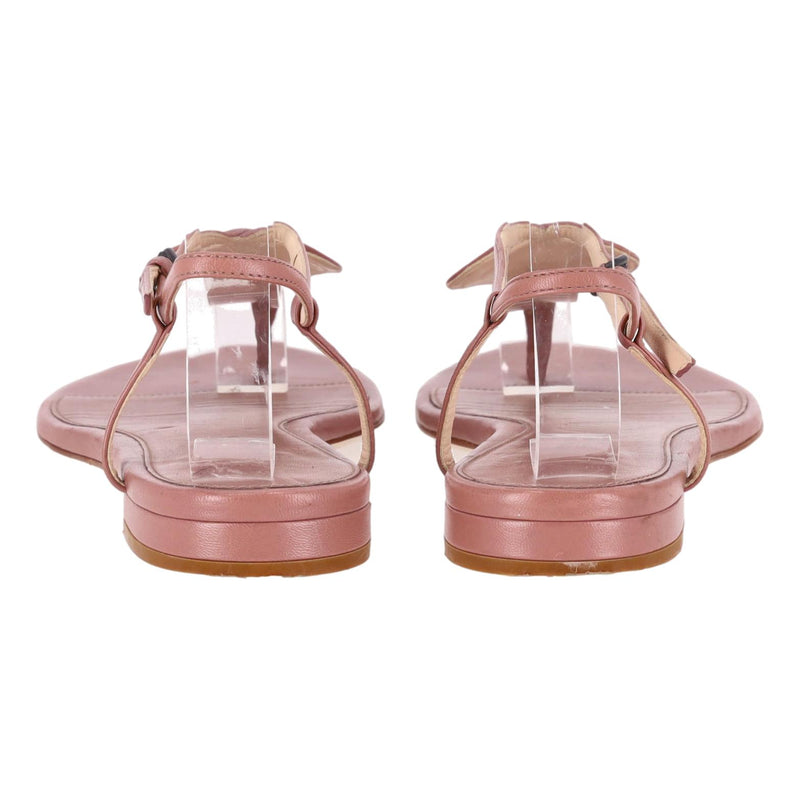 Bottega Veneta Intrecciato Leather Thong Sandals. Size 40