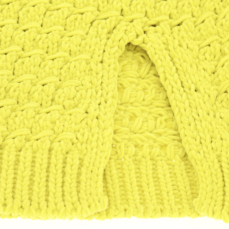 Bottega Veneta Cable Knit Chenille Mini Skirt. Size S