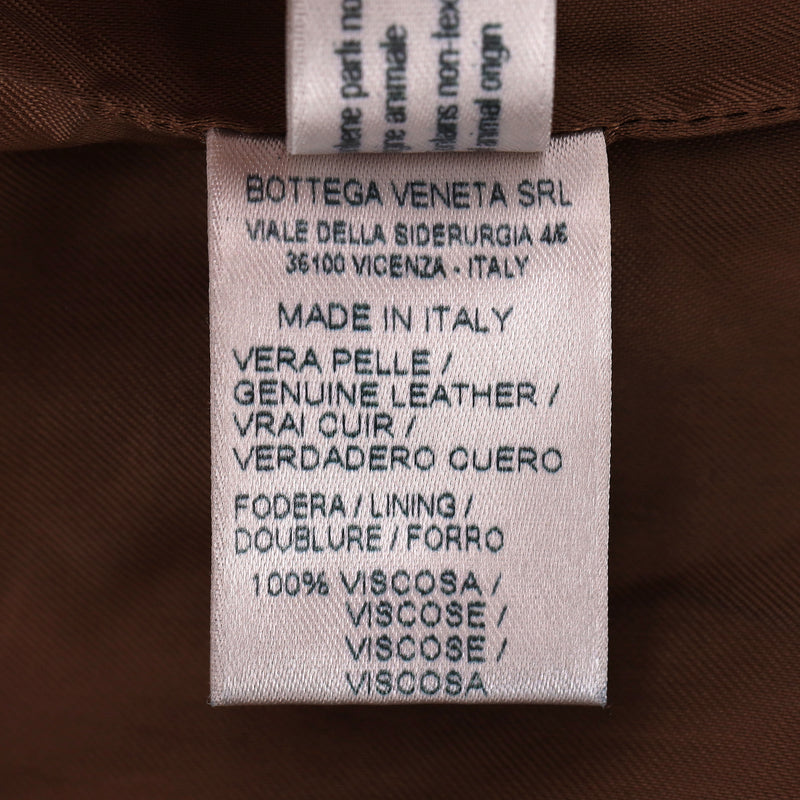 Bottega Veneta Vintage Leather Coat. Size 44IT