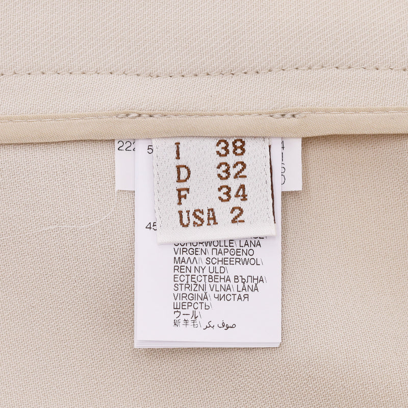 Brunello Cucinelli Wool Blend Wide Leg Trousers. Size 38IT