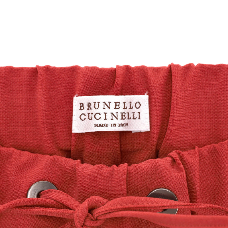 Brunello Cucinelli Virgin Wool Side Stripe Joggers/Trousers. Size 40IT