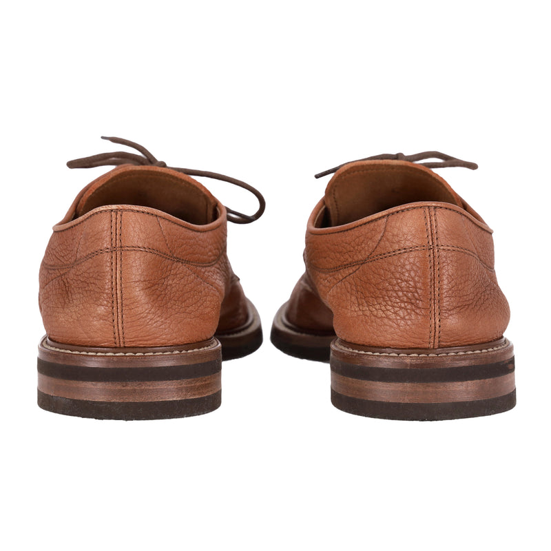 Brunello Cuccinelli Grained Leather Derby Shoes. Size 42