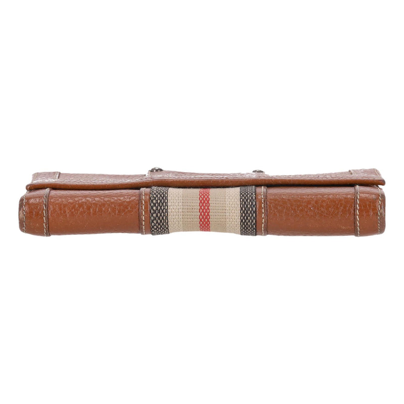 Burberry Grained Leather Wallet