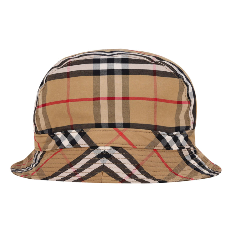Burberry Canvas Vintage Check Bucket Hat