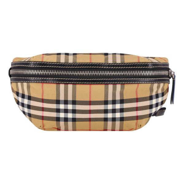 Burberry Nylon Vintage Check Belt Bag