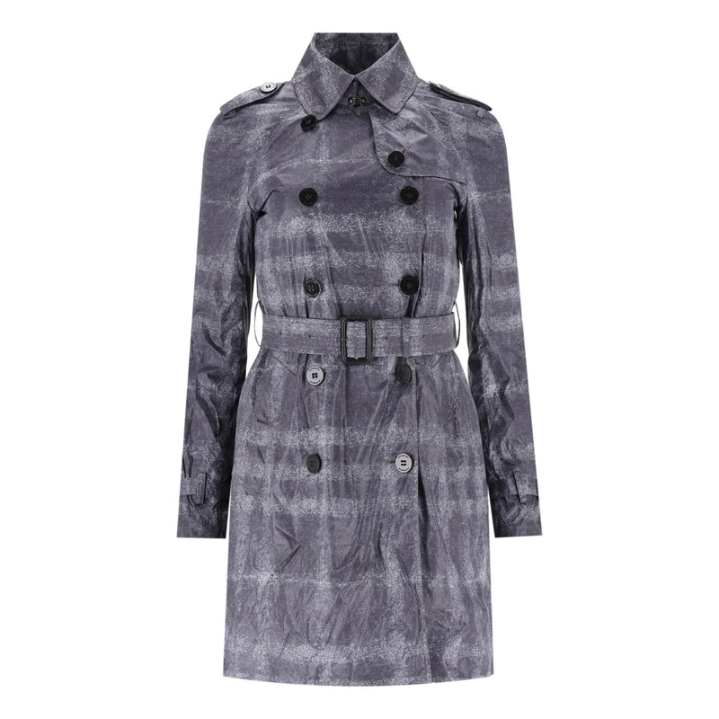 Burberry London Checked Trench Coat. Size 8UK