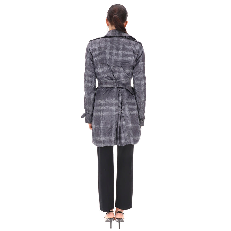 Burberry London Checked Trench Coat. Size 8UK