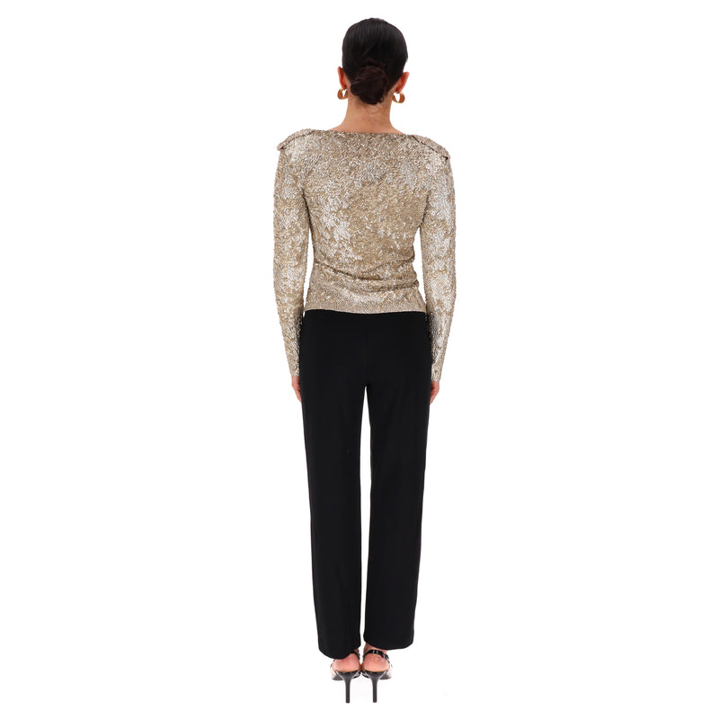 Burberry Cotton Sequin Embellished Cardigan. Size S