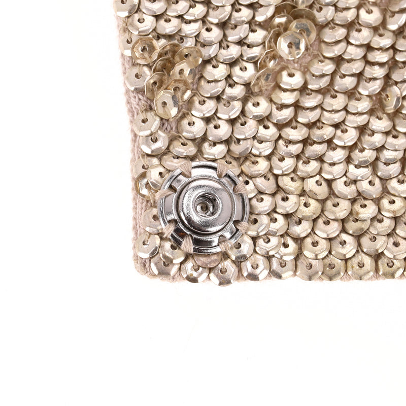 Burberry Cotton Sequin Embellished Cardigan. Size S