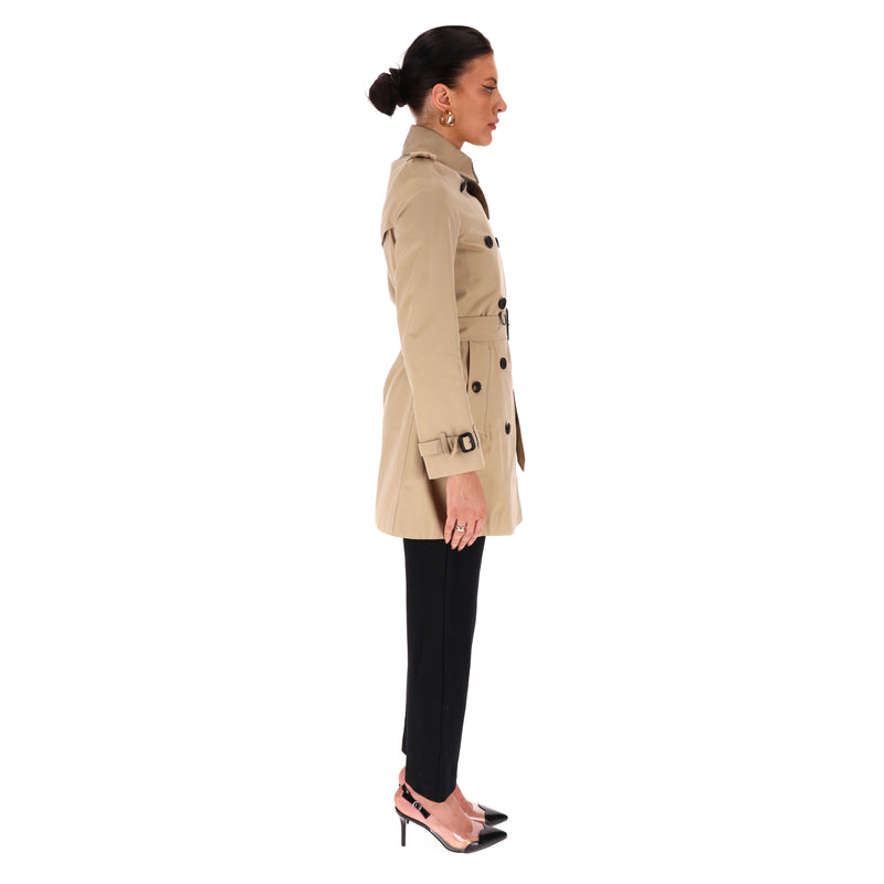 Burberry Mid-Length Kensington Trench Coat. Size 4UK