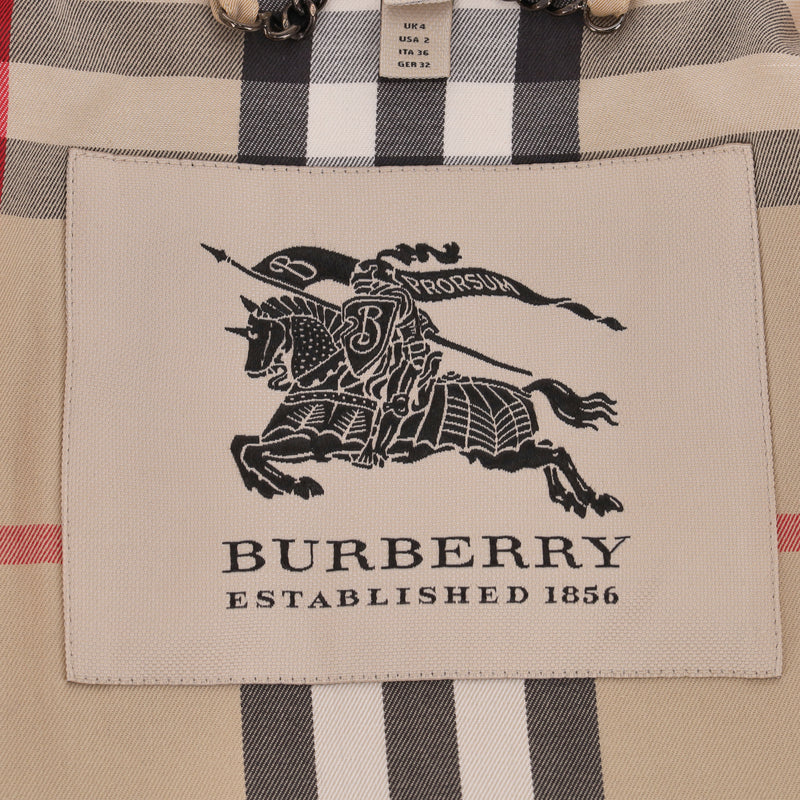 Burberry Mid-Length Kensington Trench Coat. Size 4UK