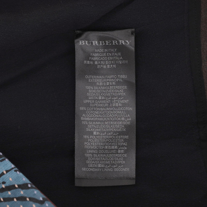 Burberry Prorsum Multi-Patterned Patchwork Silk Dress. Size 40IT
