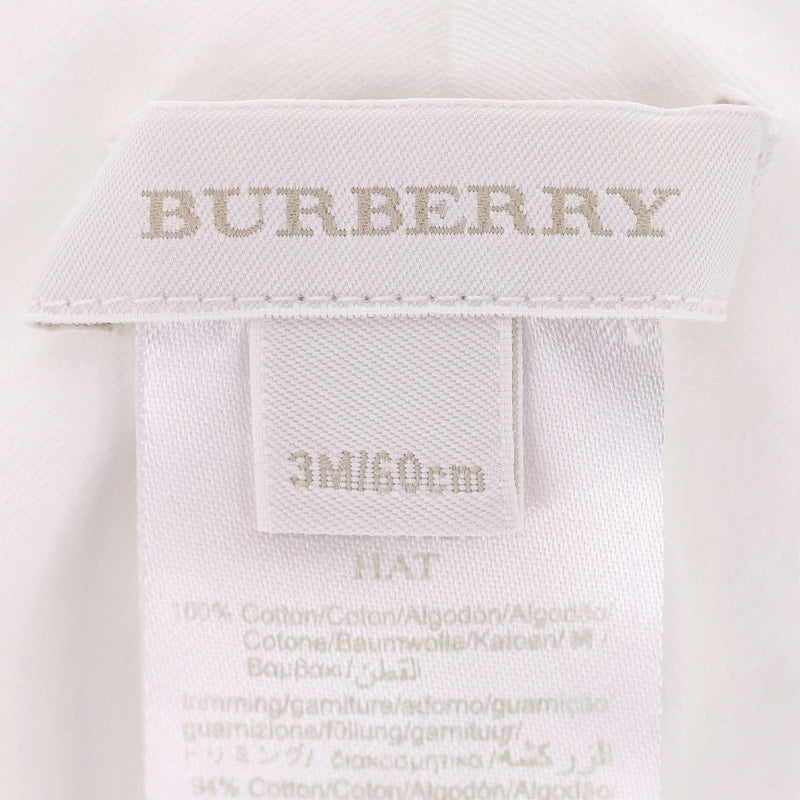 Burberry Baby Cotton Hat. Size 3M
