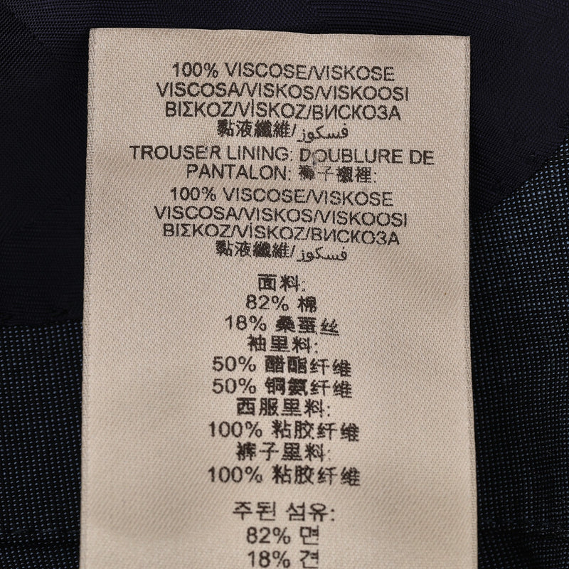Burberry London Cotton & Silk Blend Trouser Suit Jacket. Size 54IT