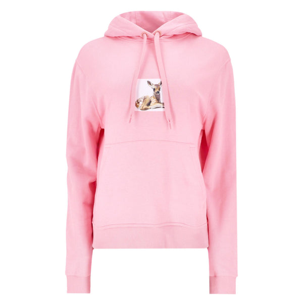 Burberry Deer Print Cotton Oversized Hoodie. Size S