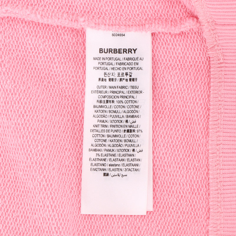 Burberry Deer Print Cotton Oversized Hoodie. Size S