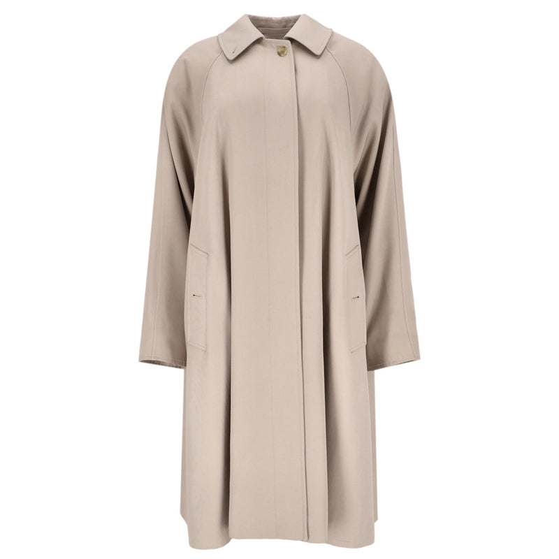 Burberrys Vintage Virgin Wool & Alpaca Blend Coat. Size L