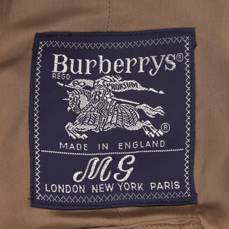 Burberrys Vintage Virgin Wool & Alpaca Blend Coat. Size L