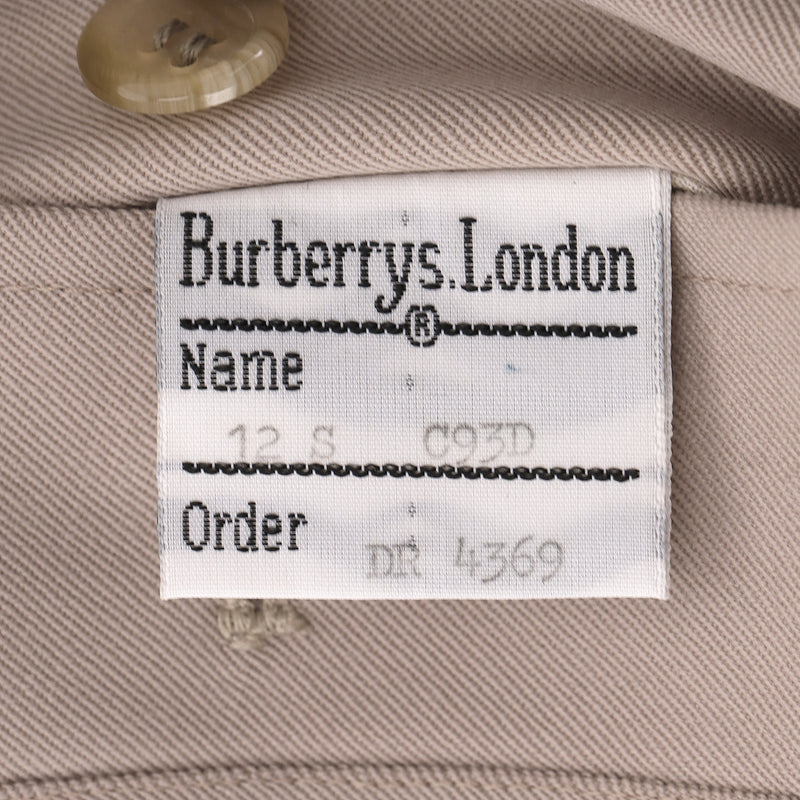 Burberrys Vintage Virgin Wool & Alpaca Blend Coat. Size L