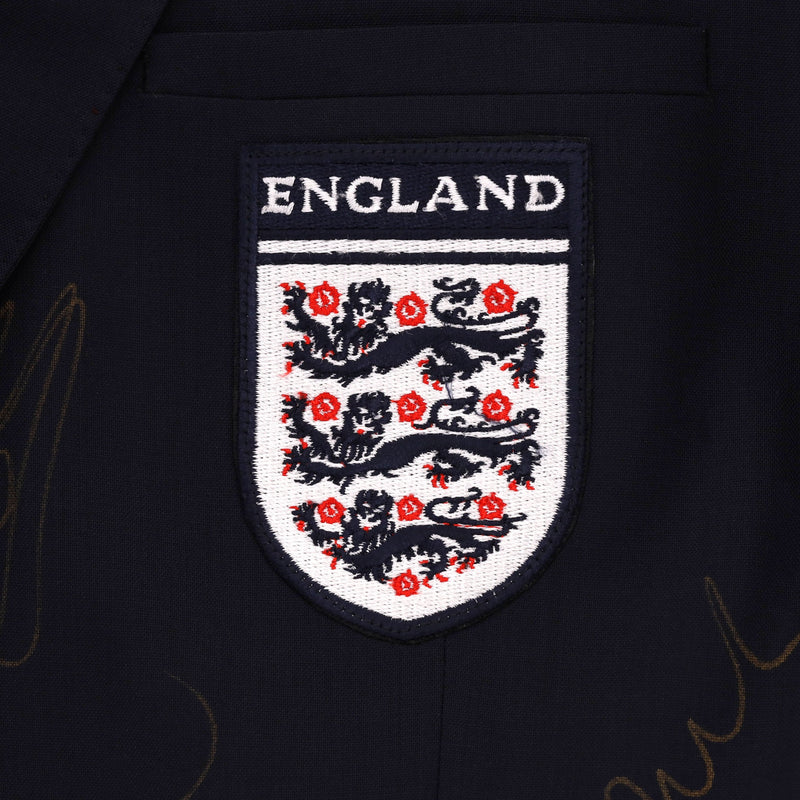 2002 World Cup England Squad Official Tour Suit - Hand Signed By All Players