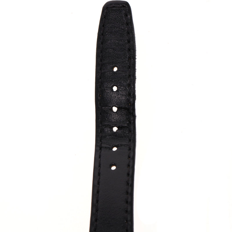 Bvlgari 18k Gold & Stainless Steel Watch With Leather Strap