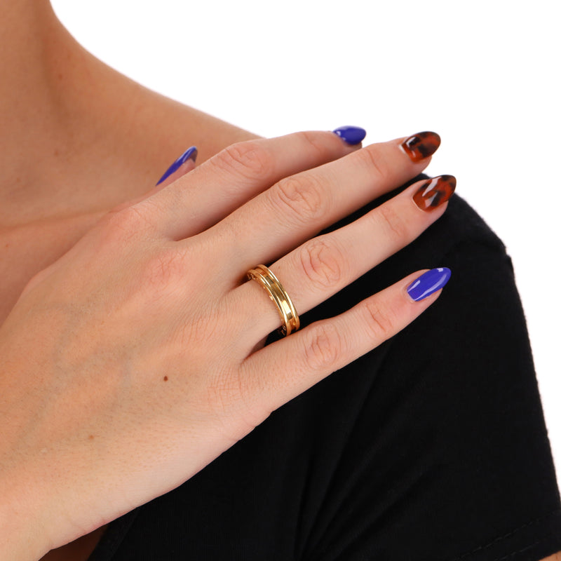 Bvlgari B.Zero1 One-Band Ring In 18k Gold