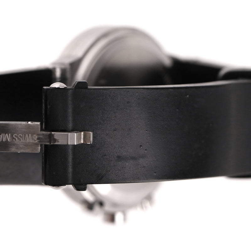 Bvlgari Diagono Chronograph Stainless Steel Watch With A Ceramic Strap