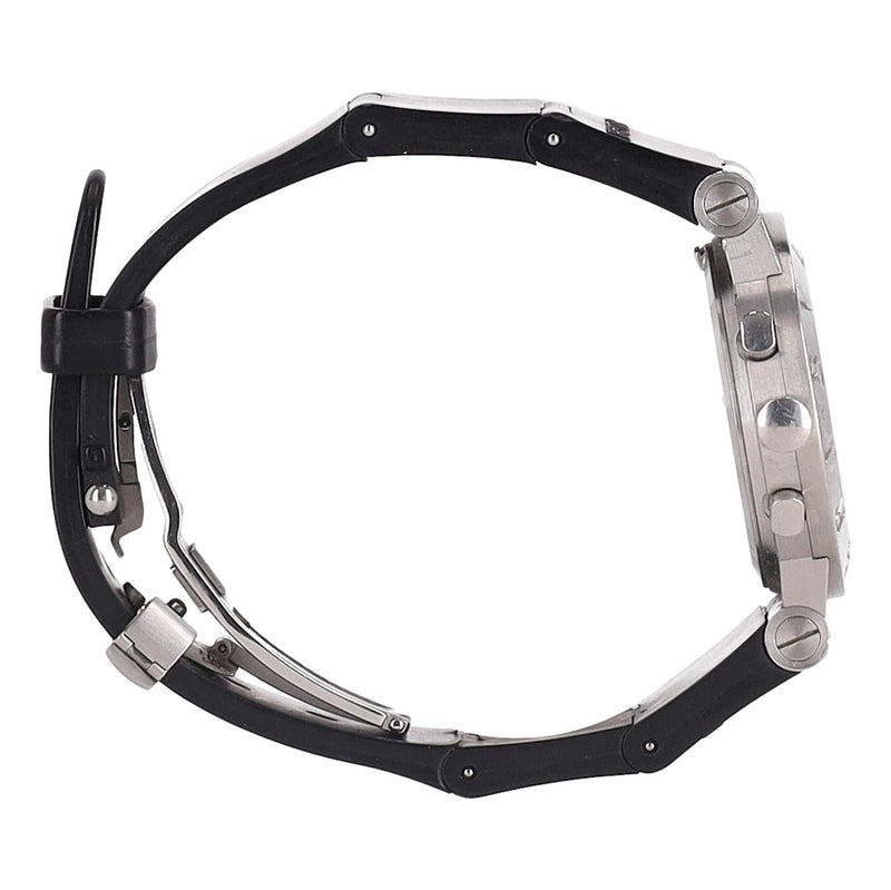 Bvlgari Diagono Chronograph Stainless Steel Watch With A Ceramic Strap