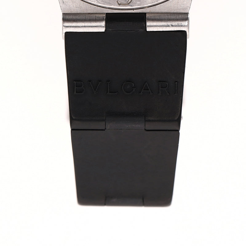 Bvlgari Diagono Chronograph Stainless Steel Watch With A Ceramic Strap