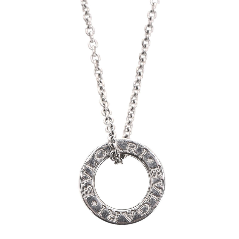 Bvlgari B.Zero1 Pendant Chain Necklace In 18k White Gold
