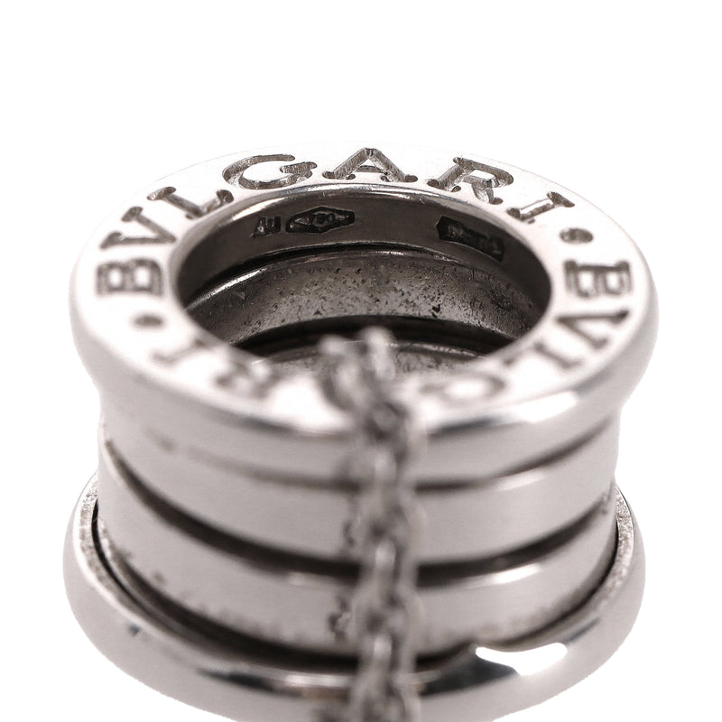 Bvlgari B.Zero1 Pendant Chain Necklace In 18k White Gold