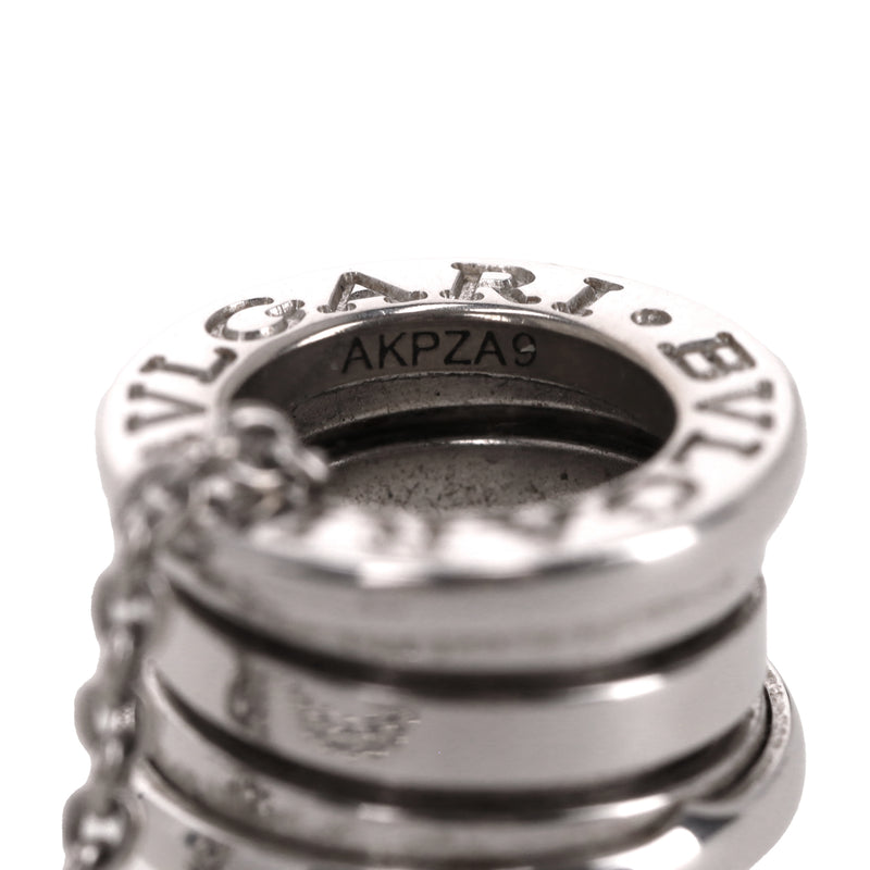 Bvlgari B.Zero1 Pendant Chain Necklace In 18k White Gold