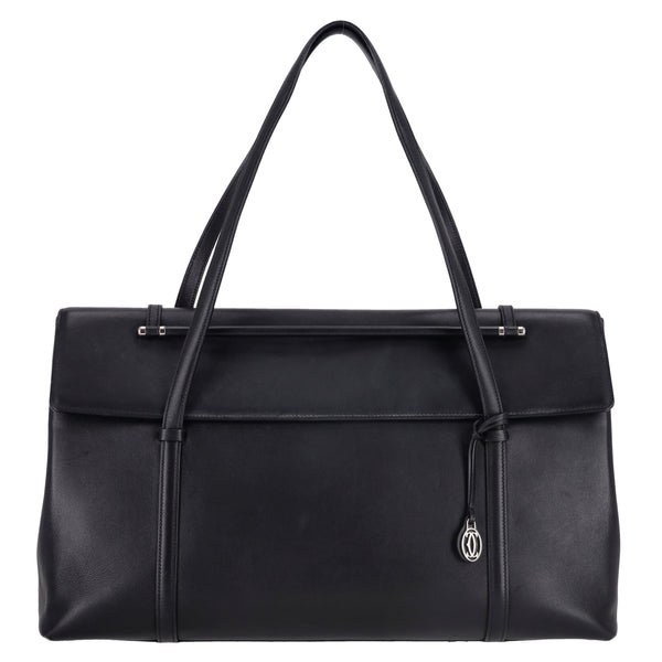 Cartier Cabochon Leather Tote Bag