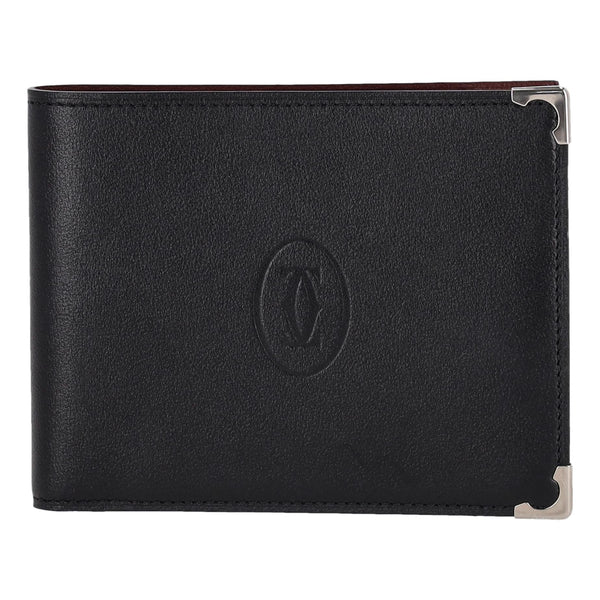 Cartier Logo Embossed Leather Wallet
