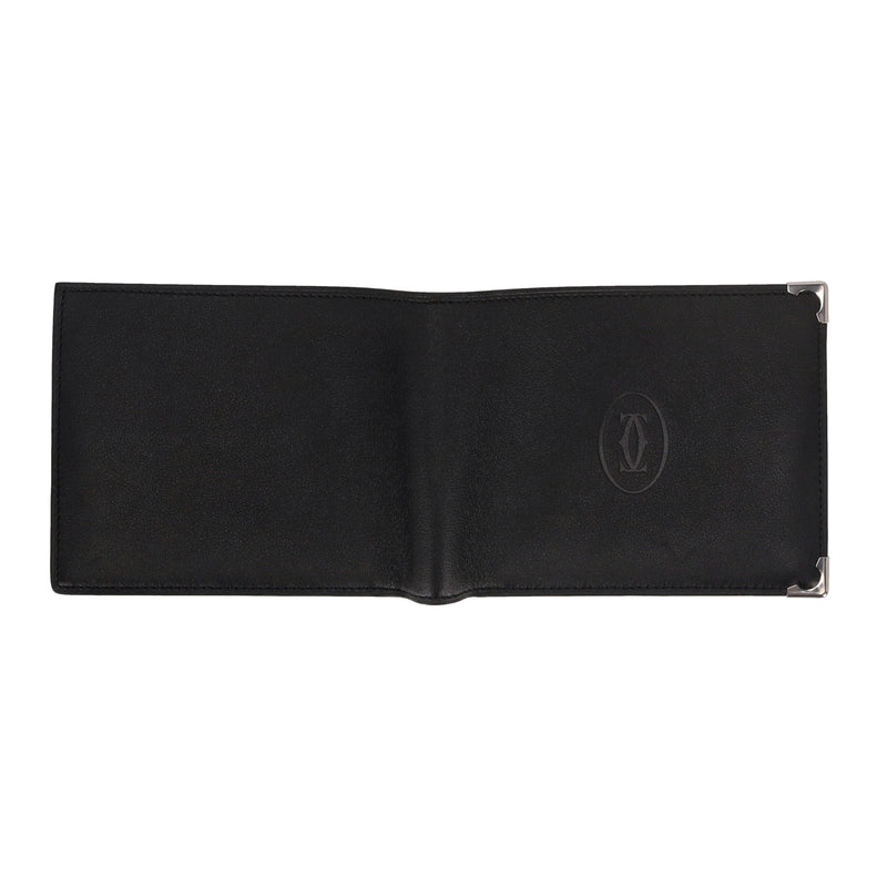 Cartier Logo Embossed Leather Wallet