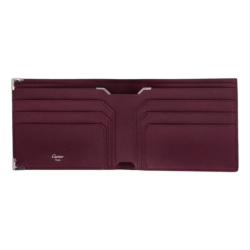 Cartier Logo Embossed Leather Wallet