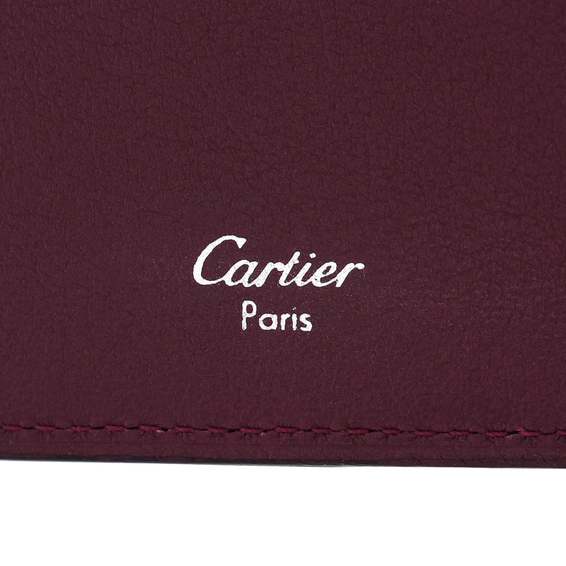Cartier Logo Embossed Leather Wallet