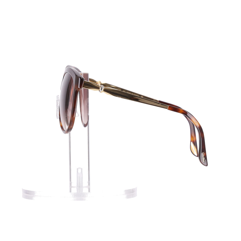Cartier Lady Trinity Tortoiseshell Sunglasses