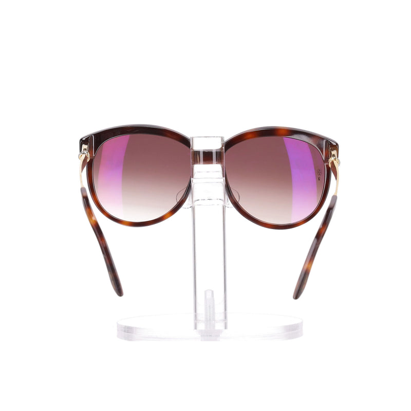 Cartier Lady Trinity Tortoiseshell Sunglasses