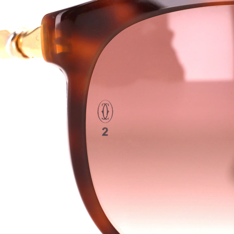 Cartier Lady Trinity Tortoiseshell Sunglasses